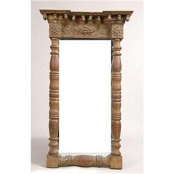 A CLASSICAL GILTWOOD PIER MIRROR