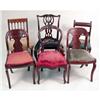Image 1 : A PAIR OF QUEEN ANNE MAHOGANY SIDE CHAIRS