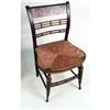 Image 5 : A GROUP OF FOUR ASSORTED JAPANNED AND STENCILED FANCY CHAIRS