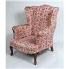 Image 2 : AN QUEEN ANNE STYLE MAHOGANY WING CHAIR