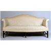 Image 1 : A CHIPPENDALE-STYLE CAMELBACK UPHOLSTERED SOFA