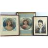 Image 1 : THREE FRAMED PORTRAIT WATERCOLORS