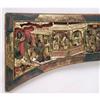 Image 2 : A POLYCHROME AND GILT- DECORATED WOODCARVING