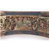 Image 3 : A POLYCHROME AND GILT- DECORATED WOODCARVING