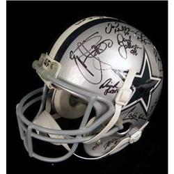 A DALLAS COWBOYS AUTOGRAPHED FOOTBALL HELMET