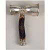 Image 6 : A BOXED SET OF STERLING SILVER MOUNTED HORN-LIKE BAR ITEMS