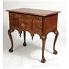 Image 1 : A CHIPPENDALE-STYLE CARVED AND FIGURED MAHOGANY DRESSING TABLE