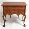 Image 5 : A CHIPPENDALE-STYLE CARVED AND FIGURED MAHOGANY DRESSING TABLE