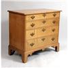 Image 1 : A CHIPPENDALE CARVED MAPLE CHEST OF DRAWERS