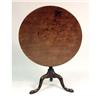 Image 1 : A GEORGE III CARVED MAHOGANY TILT-TOP BIRDCAGE CANDLESTAND