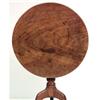 Image 2 : A GEORGE III MAHOGANY TILT-TOP TEA TABLE