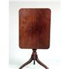 Image 2 : A FEDERAL MAHOGANY TILT TOP CANDLESTAND