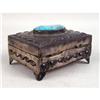 Image 3 : A NATIVE AMERICAN HINGED SILVER BOX
