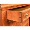 Image 5 : A VICTORIAN BURL WALNUT WELLINGTON CHEST OF DRAWERS