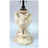 Image 3 : A CARVED STONE BIRD FIGURAL TABLE LAMP