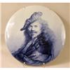 Image 2 : TWO BLUE AND WHITE DELFT CIRCULAR WALL PLAQUES