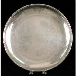 A FINA STERLING SILVER CIRCULAR TRAY
