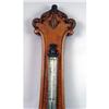 Image 2 : A VICTORIAN CARVED AND FIGURED OAK "BANJO" BAROMETER