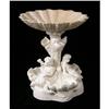 Image 1 : A BELLEEK SHELL-FORM PORCELAIN COMPOTE