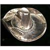 Image 3 : A PAIR OF SILVER-PLATED WESTERN-STYLE COWBOY HATS