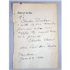 Image 1 : A BOOKLEAF SIGNED BY EARL DERR BIGGERS, AUTHOR OF THE "CHARLIE CHAPLIN" MYSTERY NOVELS