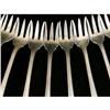 Image 2 : A SET OF ELEVEN BLACKSTONE SILVER PLATED SEAFOOD FORKS