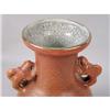 Image 2 : AN ORANGE CRACKLE-GLAZED PORCELAIN VASE