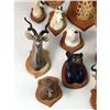 Image 2 : A MISCELLANEOUS GROUP OF COMPOSITION HANDPAINTED MINIATURE ANIMAL HEADS