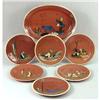 Image 1 : A GROUP OF RED GLAZED PLATES