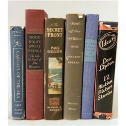 SIX ASSORTED BOOKS INSCRIBED TO JACK KRIENDLER, OWNER OF THE "21" CLUB