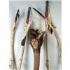 Image 2 : A CARVED AND POLYCHROME- DECORATED NATIVE AMERICAN WOOD CLUB