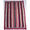 Image 1 : A POLYCHROME DIAMOND PATTERN NATIVE AMERICAN WOVEN RUG