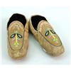 Image 5 : FOUR PAIRS OF INDIAN-BEADED DEERSKIN MOCCASINS