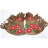 Image 2 : FOUR PAIRS OF INDIAN-BEADED DEERSKIN FRINGED GLOVES