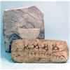 Image 1 : TWO EXAMPLES OF REPLICA NATIVE AMERICAN ROCK ART