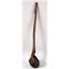 Image 4 : A WOODEN LONG-HANDLED SCOOP