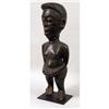 Image 1 : A CARVED AFRICAN FIGURE OF A WOMAN
