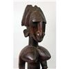 Image 2 : A CARVED AFRICAN SEATED FIGURE