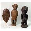 Image 1 : THREE AFRICAN CARVED ITEMS