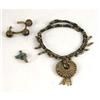 Image 1 : A GROUP OF AFRICAN HAND-WROUGHT BRASS JEWELRY