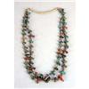 Image 2 : THREE NATIVE AMERICAN HEISHI NECKLACES WITH ALTERNATING TURQUOISE NUGGETS