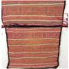 Image 3 : A PAIR OF POLYCHROME AND GEOMETRICALLY DECORATED WOVEN SADDLE BAGS