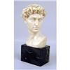Image 1 : A CARVED COMPOSITION BUST OF MICHELANGELO`S DAVID