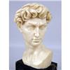 Image 2 : A CARVED COMPOSITION BUST OF MICHELANGELO`S DAVID