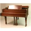 Image 2 : A ROSEWOOD BABY GRAND PIANO
