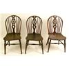 Image 1 : A SET OF SIX ELMWOOD WINDSOR DINING CHAIRS