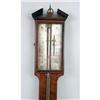 Image 2 : A GEORGE III INLAID MAHOGANY STICK BAROMETER