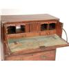 Image 4 : A HARDWOOD ANGLO-INDIAN CAMPAIGN CHEST AND BUTLER`S DESK