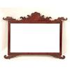 Image 1 : A GEORGE III INCISED MAHOGANY OVERMANTLE MIRROR