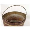 Image 2 : A REGENCY BRASS-BOUND MAHOGANY SWING HANDLE BUCKET